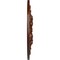 Ekena Millwork Jamie Medallion (Canopies up to 3 7/8"), 23 5/8"OD x 3 7/8"ID x 2 1/8"P, Burnished Mahogany Crackle CM23JABMC - alternate 4